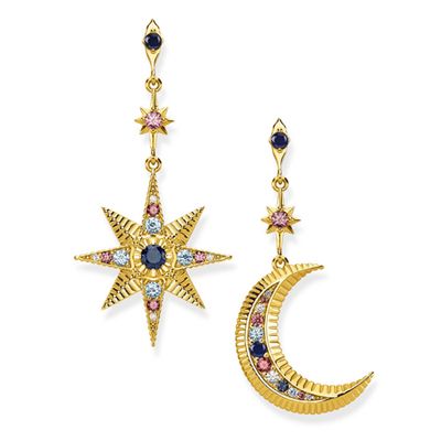 Earrings Royalty Moon & Stars
