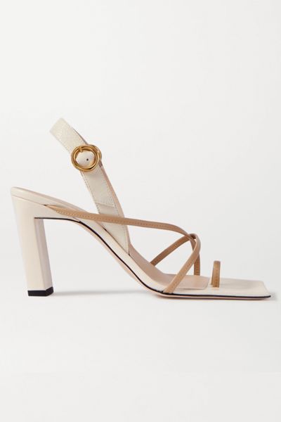 Elza Two-Tone Leather Slingback Sandals from Wandler