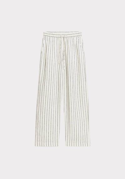 Linen Drawstring Trousers