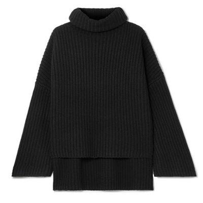 Ribbed Wool Turtleneck Sweater from Joseph