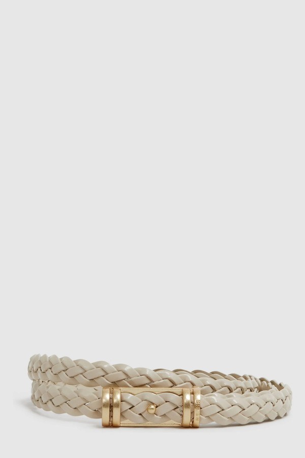 Thin Leather Belt from Reiss