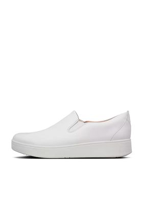 RALLY Leather Slip-On Trainers