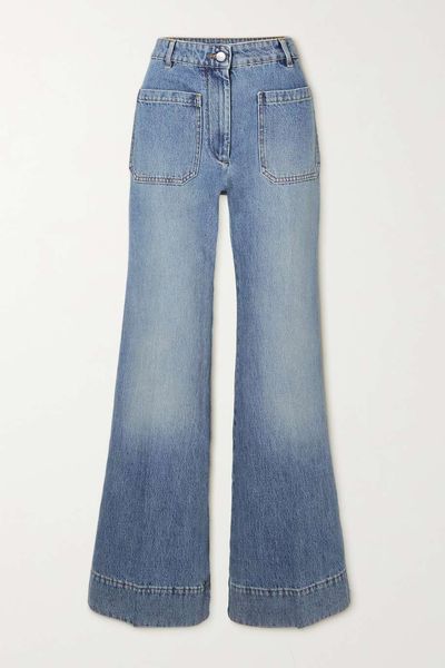 Alina High-Rise Wide-Leg Jeans from Victoria Beckham