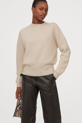 Rib-Knit Cashmere Jumper from H&M