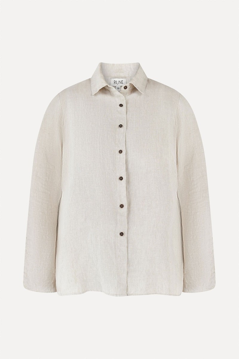 100% Linen Casual Shirt from Rune
