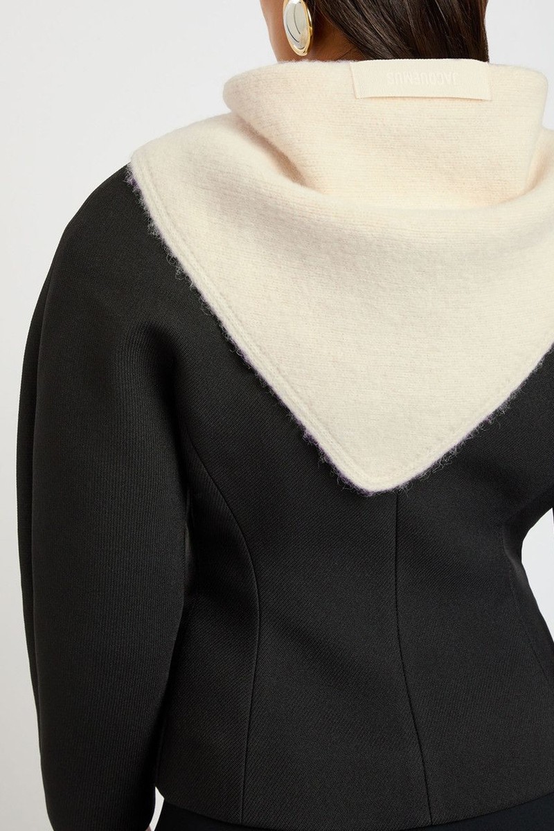 Le Chale Gros Grain Alpaca-Blend Scarf from Jacquemus