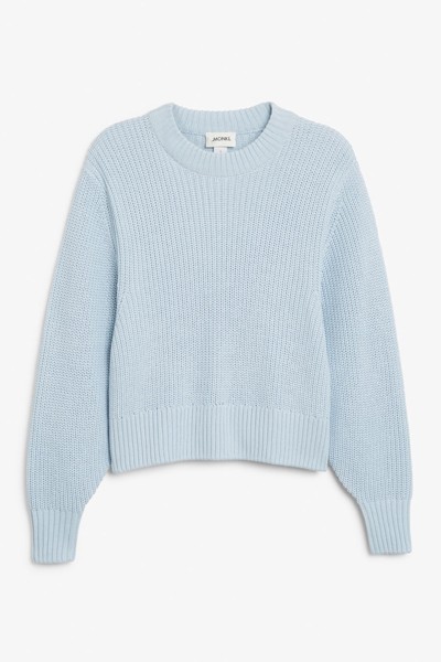 Puffed Sleeve Sweater from Monki