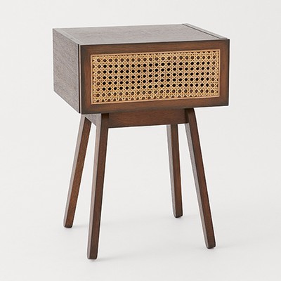 Rattan-Drawer Bedside Table from H&M