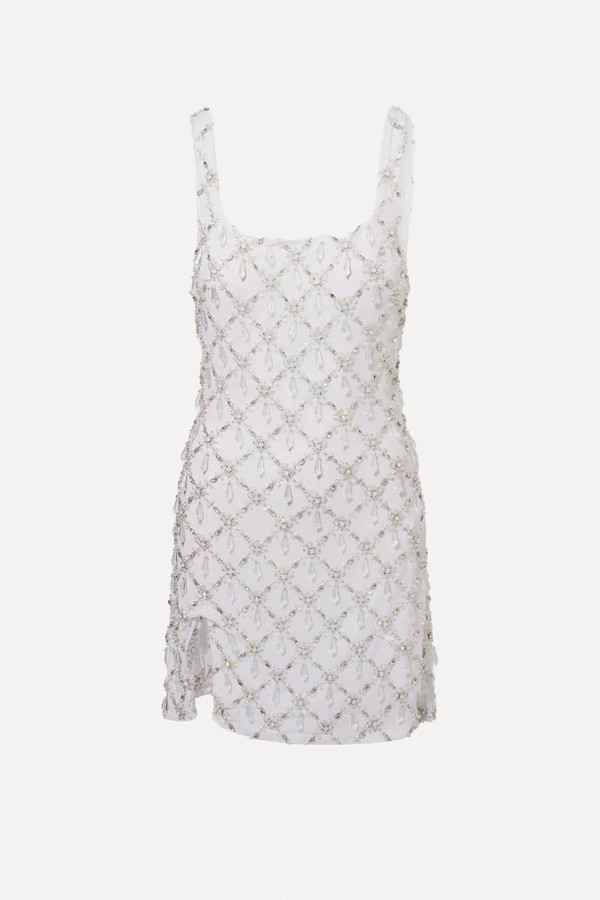 Sofia Arabella Crystal-Embellished Mini Dress from Oceanus