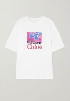 Printed Cotton Jersey T-Shirt from Chloe + Unicef
