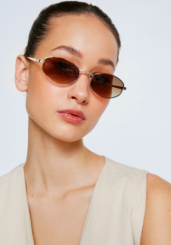 Small Oval Retro Sunglasses