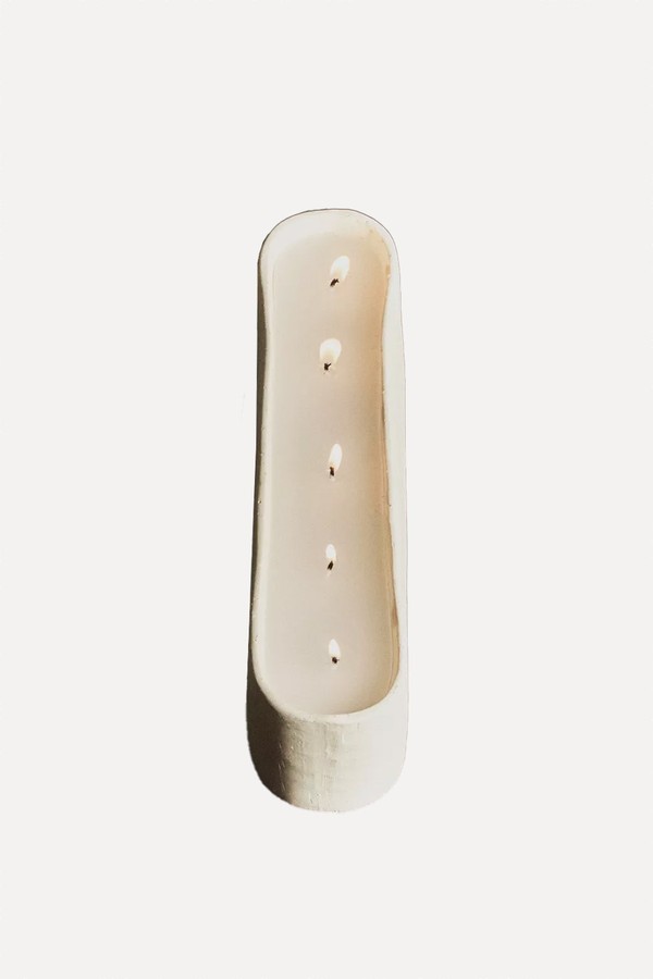 Long Ceramic Decorative Candle