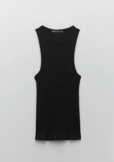 Black Vest from Zara