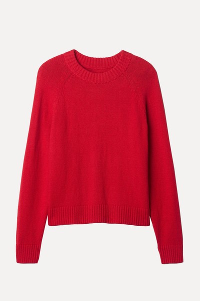 CashSoft Textured Crew Neck Jumper from GAP