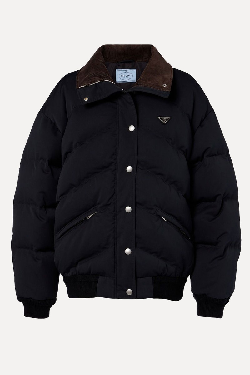 Logo Down Jacket from Prada