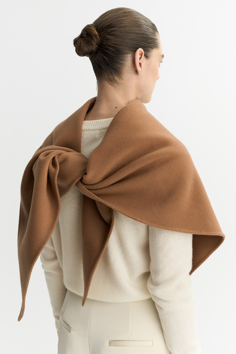 Triangle Scarf from  Soft Goat