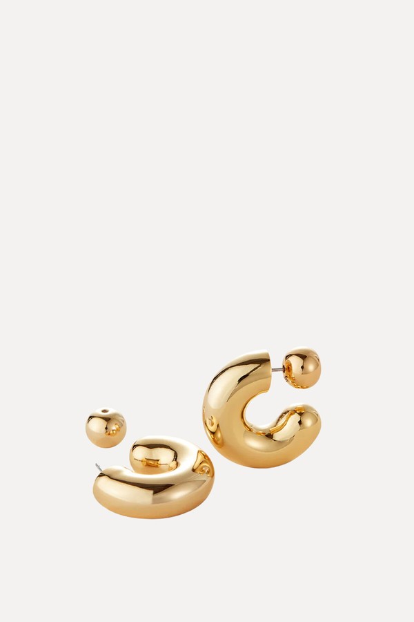 Tome 14k Gold Hoop Earrings from Jenny Bird