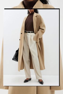 Signature Double-Breasted Wool Coat,  £1,030 | Toteme