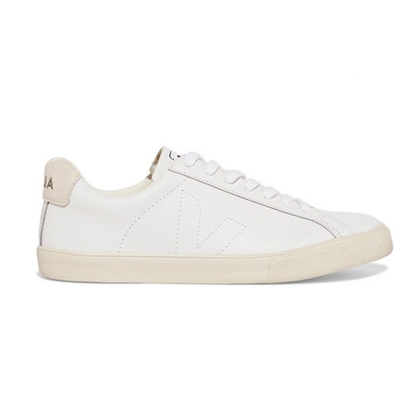 Esplar Suede-Trimmed Leather Sneakers from Veja