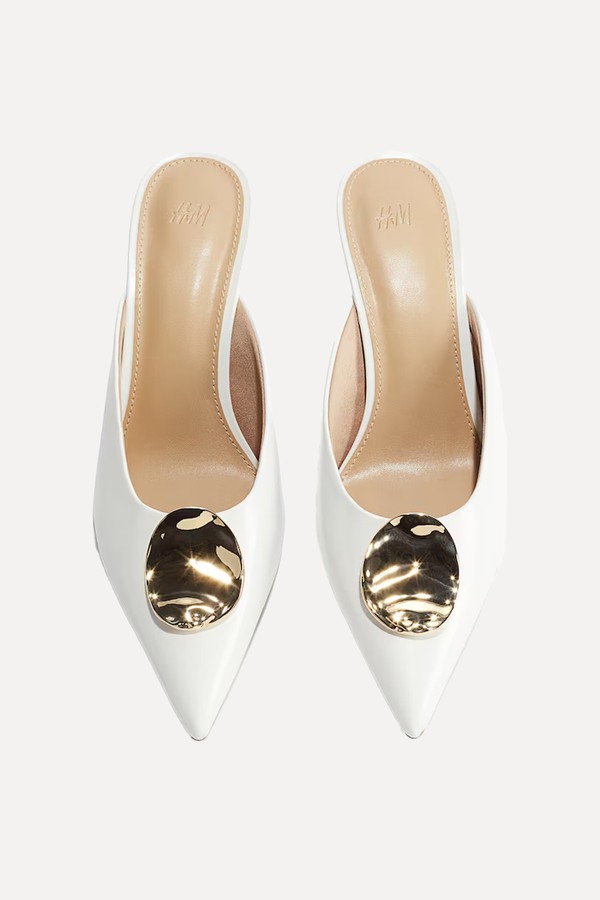 Pointed Heeled Mules