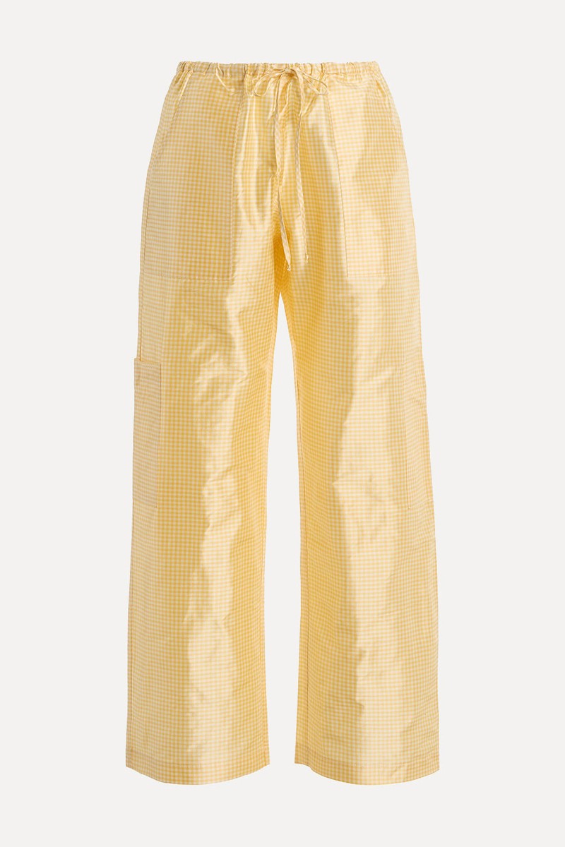 The Silk Taffeta Cargo Pants from Donni