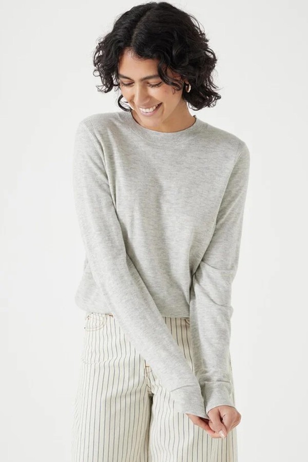 Fine Knit Wool Blend Jumper