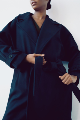 Premium Wool Belted Coat, £149 | Zara