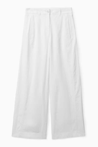 Wide-Leg Linen Trousers from COS