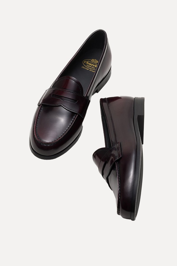 Natalie Polished Fumé Leather Loafer from Church’s