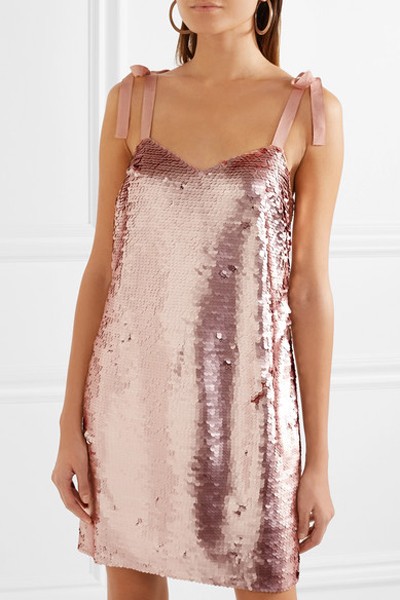 Yokners Paillette-Embellished Tulle Mini Dress from J. Crew