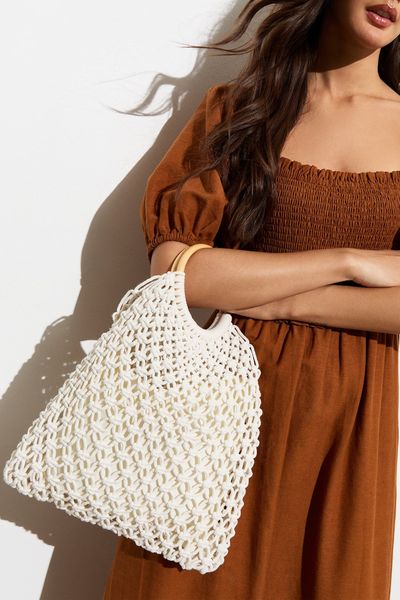 Crochet Circle Handle Bag, £21.99