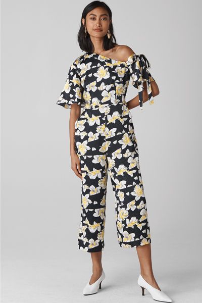 Aina Silk Jumpsuit from Whistles