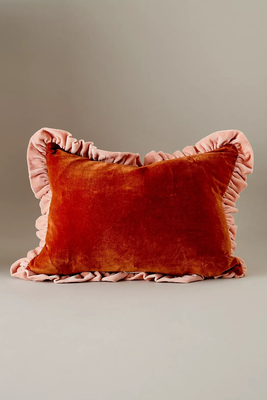 Velvet Ruffle Cushion from Projektityyny 