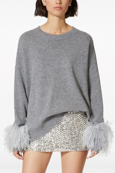 Wool Jumper With Feathers from Valentino