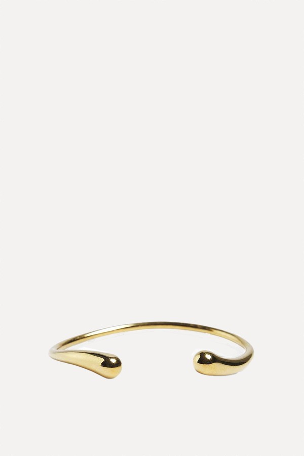 Gold Plated Single Bangle Bracelet