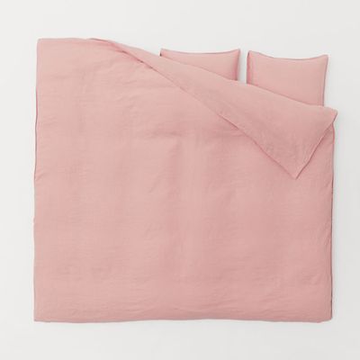 Washed Linen Duvet Cover Set from H&M