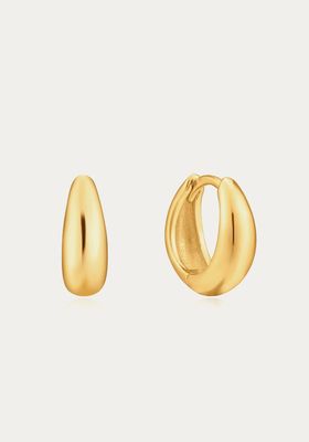 Gold Luxe Huggie Hoop Earrings from Ania Haie