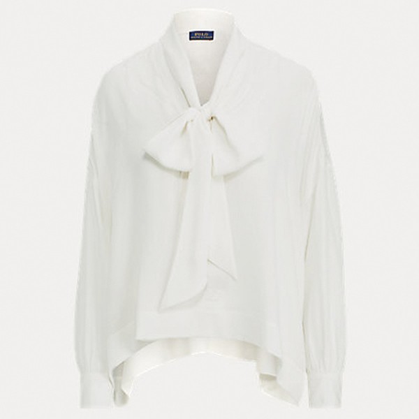 Necktie Silk Georgette Shirt