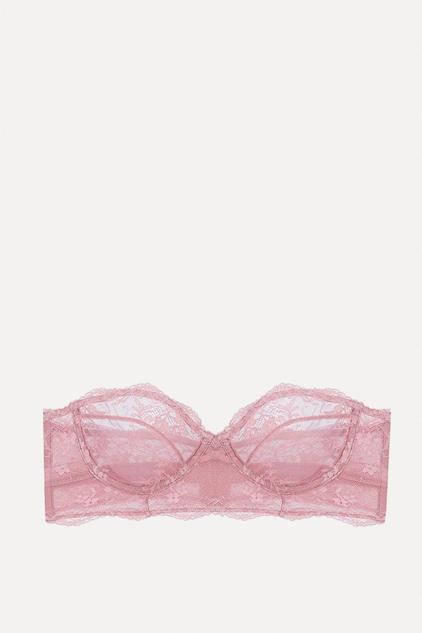 Astra Floral Lace Strapless Bra from Dora Larsen