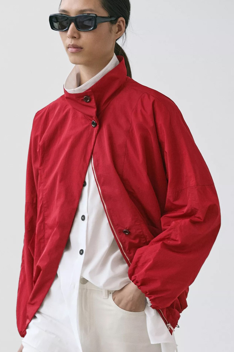 High Neck Bomber Puff Jacket