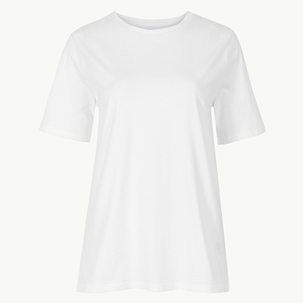 Pure Cotton Straight Fit T-Shirt