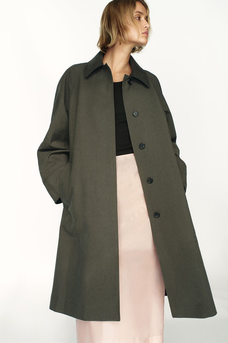 Wool-Trimmed Car Coat from COS