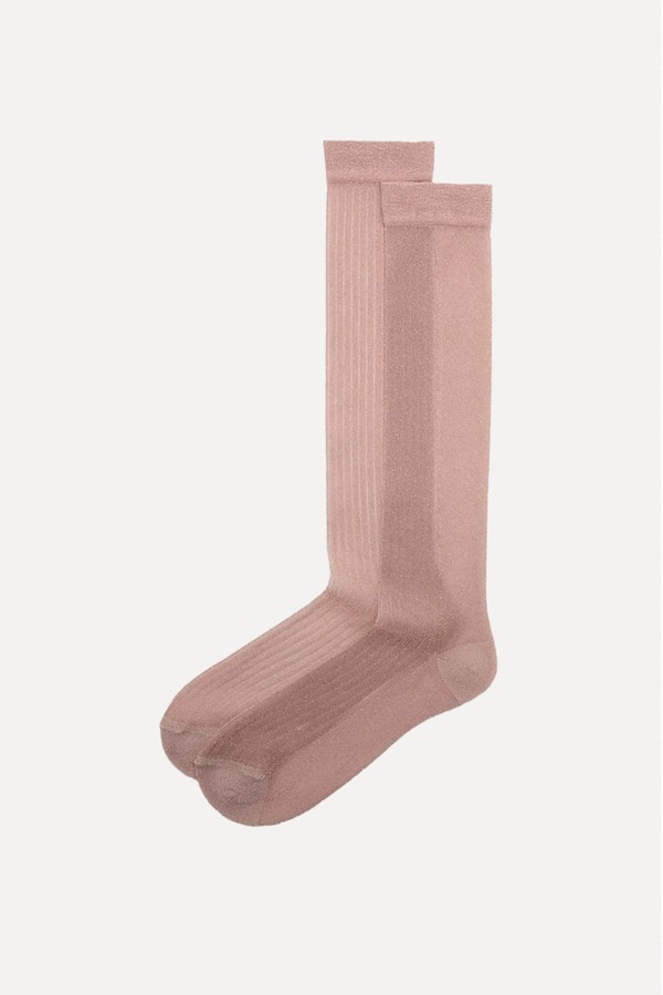Sheer Knee High Socks from Mango