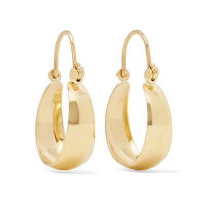Mini Hammock 14-Karat Gold Earrings from Loren Stewart