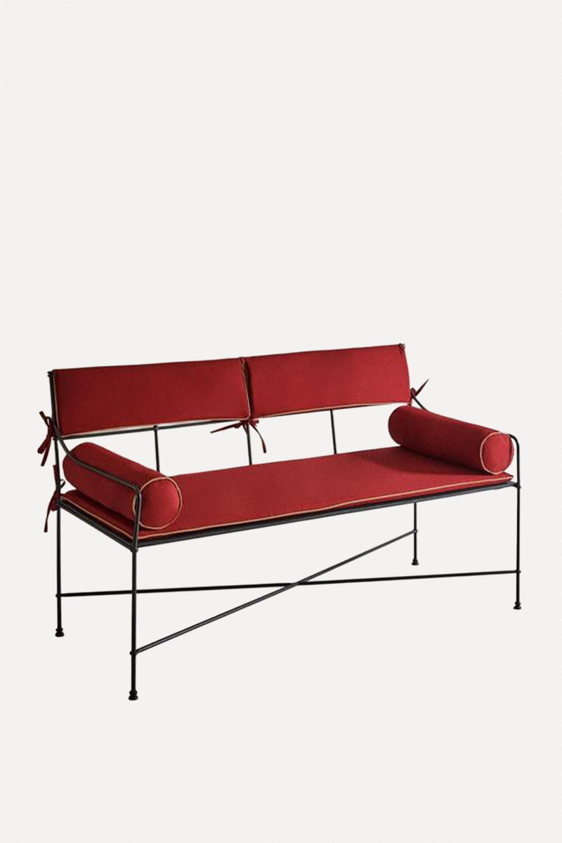 Double Forged Metal Bench 