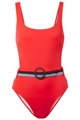 Belted Cutout Swimsuit from Solid & Striped
