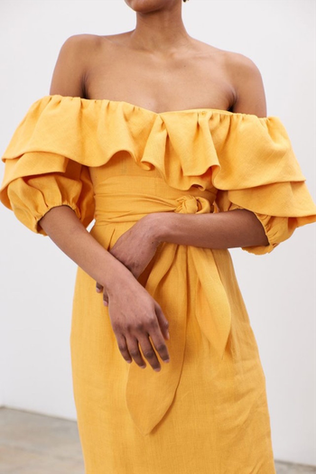 Arabella  Hemp Off-The-Shoulder Dress, From £73 | Mara Hoffman