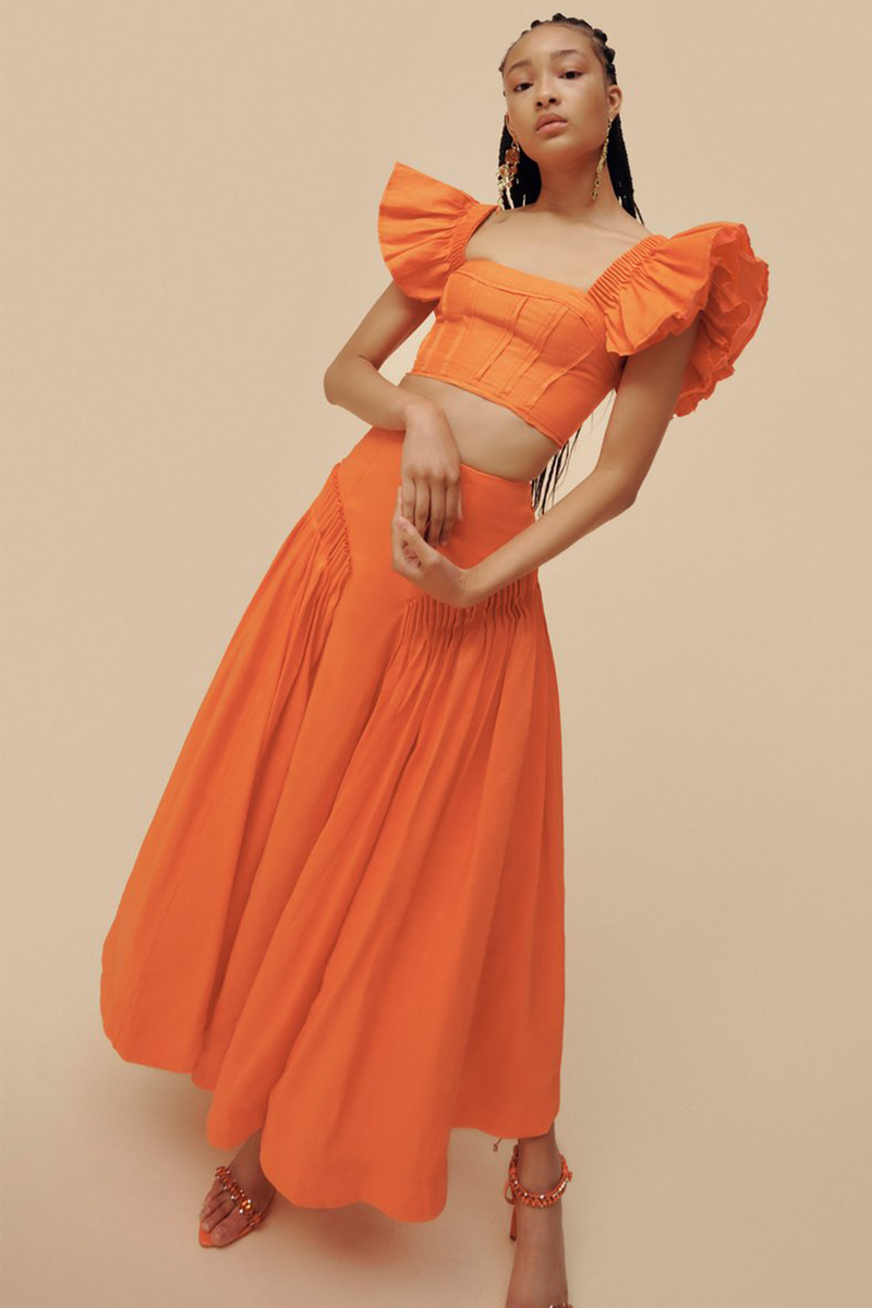 Yves Midi Skirt from Aje