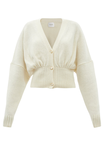 Luna Pearl-Embellished Cardigan from Galvan