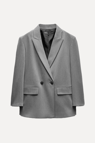 Oversize Double-Breasted Blazer from Zara